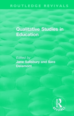 Qualitative Studies in Education (1995) - 