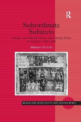 Subordinate Subjects - Mihoko Suzuki