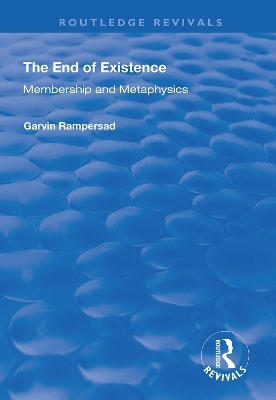 The End of Existence - Garvin Rampersad