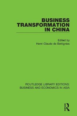 Business Transformation in China - 