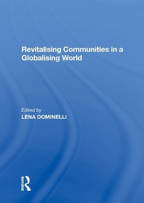 Revitalising Communities in a Globalising World - 