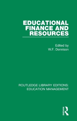 Educational Finance and Resources - 
