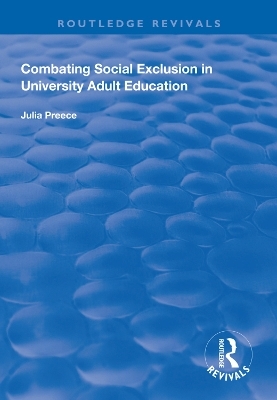 Combating Social Exclusion in University Adult Education - Julia Preece
