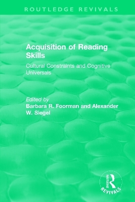 Acquisition of Reading Skills (1986) - 