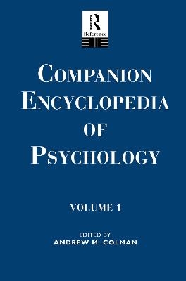 Companion Encyclopedia of Psychology