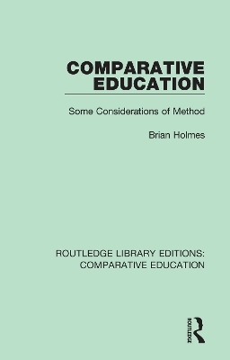 Comparative Education - Brian Holmes