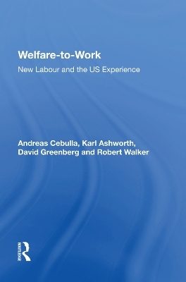 Welfare-to-Work - Andreas Cebulla