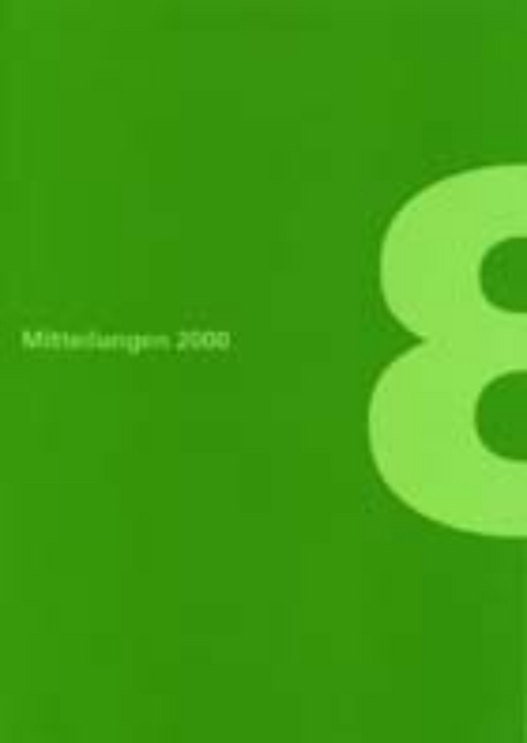 Mitteilungen / Mitteilungen 8 - 