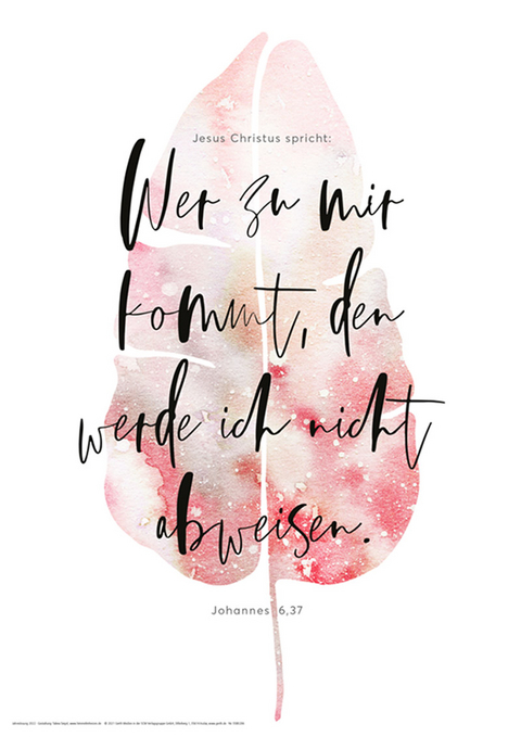 Jahreslosung 2022 - Poster A3 - Tabea Siegel