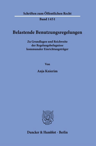 Belastende Benutzungsregelungen.