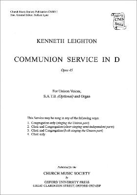 Communion Service in D Op. 45 - 