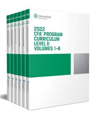 2022 CFA Program Curriculum Level II Box Set -  CFA Institute