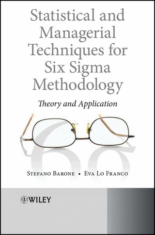 Statistical and Managerial Techniques for Six Sigma Methodology