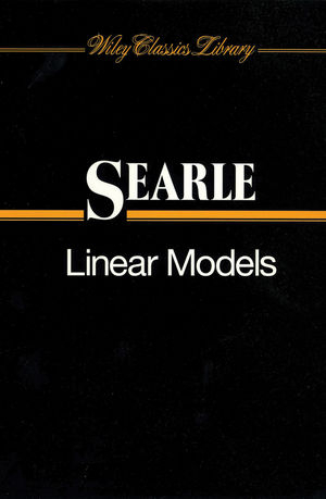 Linear Models - Shayle R. Searle