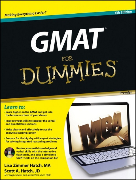 GMAT For Dummies, Premier - Lisa Zimmer Hatch, Scott A. Hatch