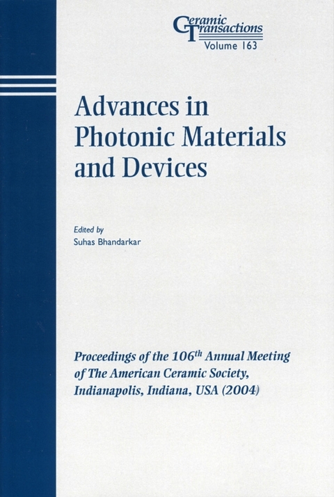 Advances in Photonic Materials and Devices - 