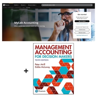 Management Accounting for Decision Makers + MyLab Accounting with Pearson eText (Package)