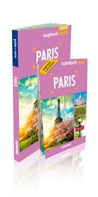 PARIS GUIDE + CARTE -  GUIDE POCKET 2 EN 1