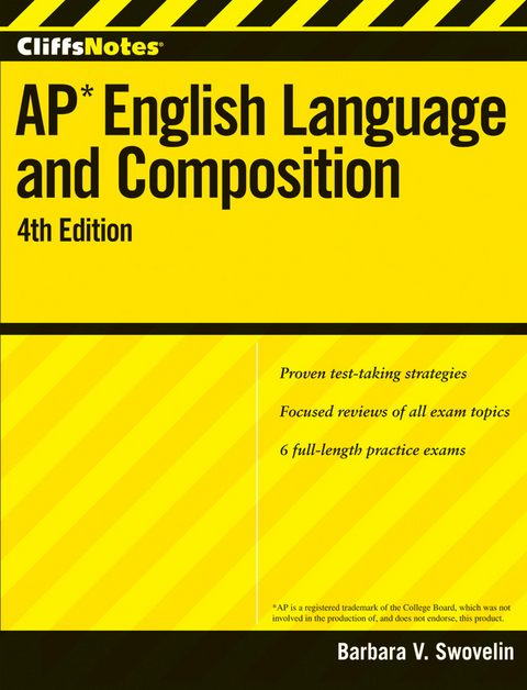 CliffsNotes AP English Language and Composition -  Barbara V. Swovelin
