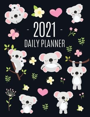 Cute Grey Koala Planner 2021 - Pimpom Pretty Planners