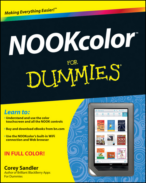 NOOKcolor For Dummies - Corey Sandler