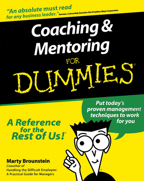 Coaching and Mentoring For Dummies - Marty Brounstein