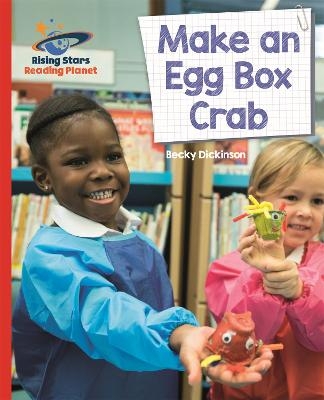 Reading Planet - Make an Egg Box Crab - Red B: Galaxy - Becky Dickinson