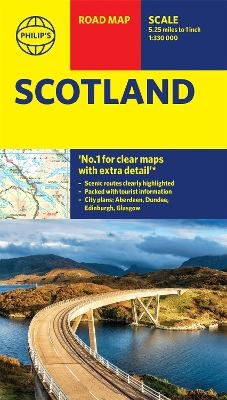 Philip's Scotland Road Map -  Philip's Maps