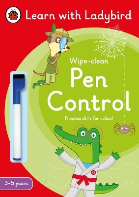 Pen Control: A Learn with Ladybird Wipe-Clean Activity Book 3-5 years -  Ladybird