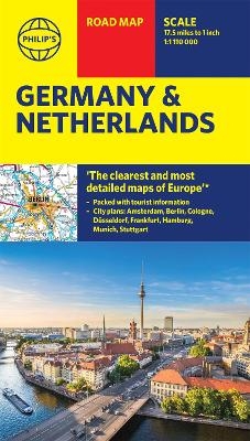 Philip's Germany and Netherlands Road Map -  Philip's Maps