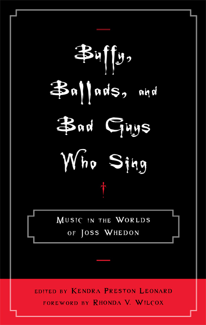 Buffy, Ballads, and Bad Guys Who Sing - 
