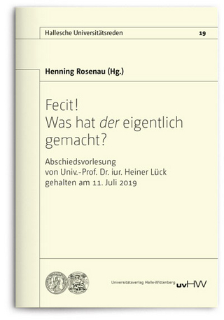 Fecit! Was hat <i>der</i> eigentlich gemacht?