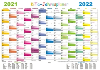 Kita-Jahresplaner 2021/2022-Set