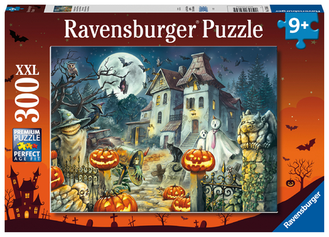 Ravensburger Kinderpuzzle - 13264 Das Halloweenhaus - Halloween-Puzzle f&uuml;r Kinder ab 9 Jahren, mit 300 Teilen im XXL-Format