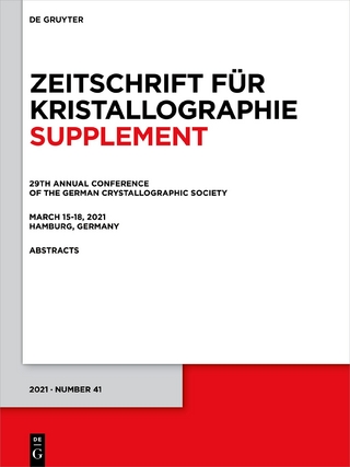 29th Annual Conference of the German Crystallographic Society, March 15–18, 2021, Hamburg, Germany