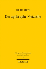 Der apokryphe Nietzsche - Sophia Gluth