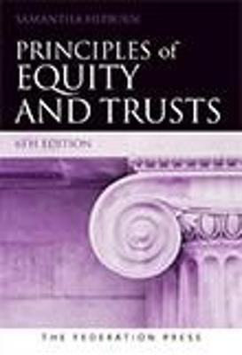 Principles of Equity and Trusts - Samantha Hepburn