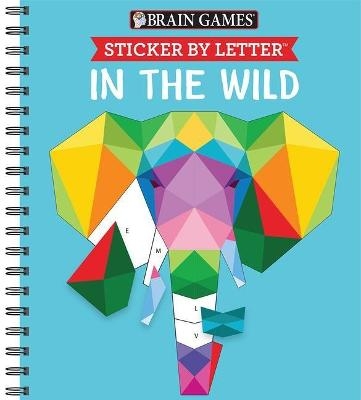 Brain Games - Sticker by Letter: In the Wild (Sticker Puzzles - Kids Activity Book) -  Publications International Ltd,  Brain Games,  New Seasons