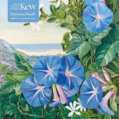 Adult Jigsaw Puzzle Kew: Marianne North: Amatungula and Blue Ipomoea, South Africa - 