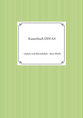 Kassenbuch DIN A4