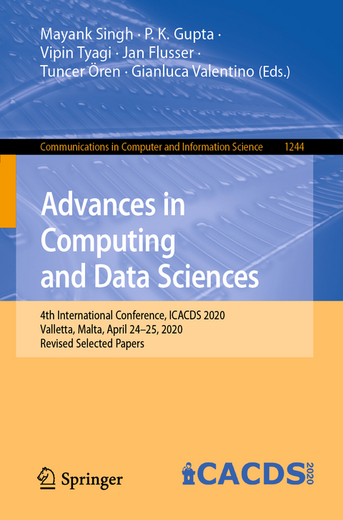 Advances in Computing and Data Sciences - 