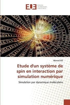 Etude d'un syst&egrave;me de spin en interaction par simulation num&eacute;rique - Moncef ATI