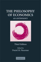 Philosophy of Economics -  Daniel M. Hausman