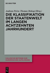 Die Klassifikation der Staatenwelt im langen achtzehnten Jahrhundert - 