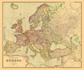Historische Verkehrskarte von EUROPA 1941 [gerollt]