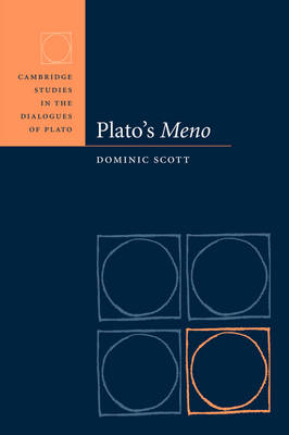 Plato's Meno -  Dominic Scott