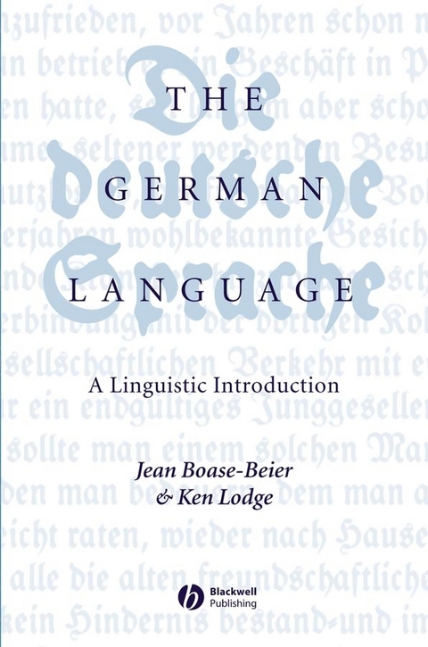 The German Language - Jean Boase-Beier, Ken R. Lodge