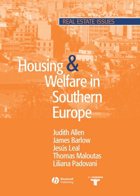Housing and Welfare in Southern Europe - Judith Allen, James Barlow, Jes&uacute;s Leal, Thomas Maloutas, Liliana Padovani