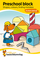 Kindergarten Activity Book from age 4 years - Shapes, colours, spot the difference - for kids, boy and girl - Linda Bayerl