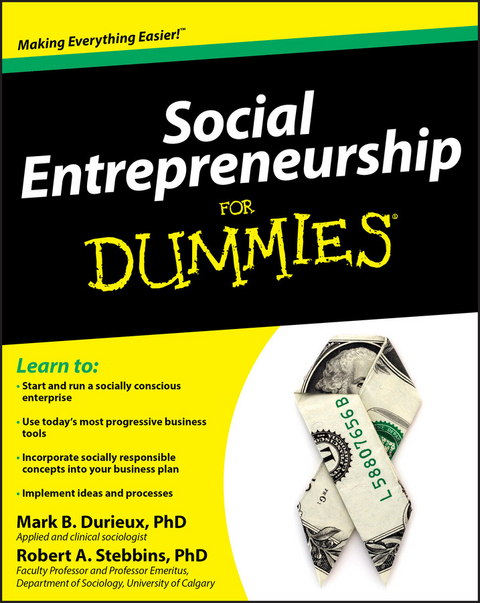 Social Entrepreneurship For Dummies - Mark Durieux, Robert Stebbins